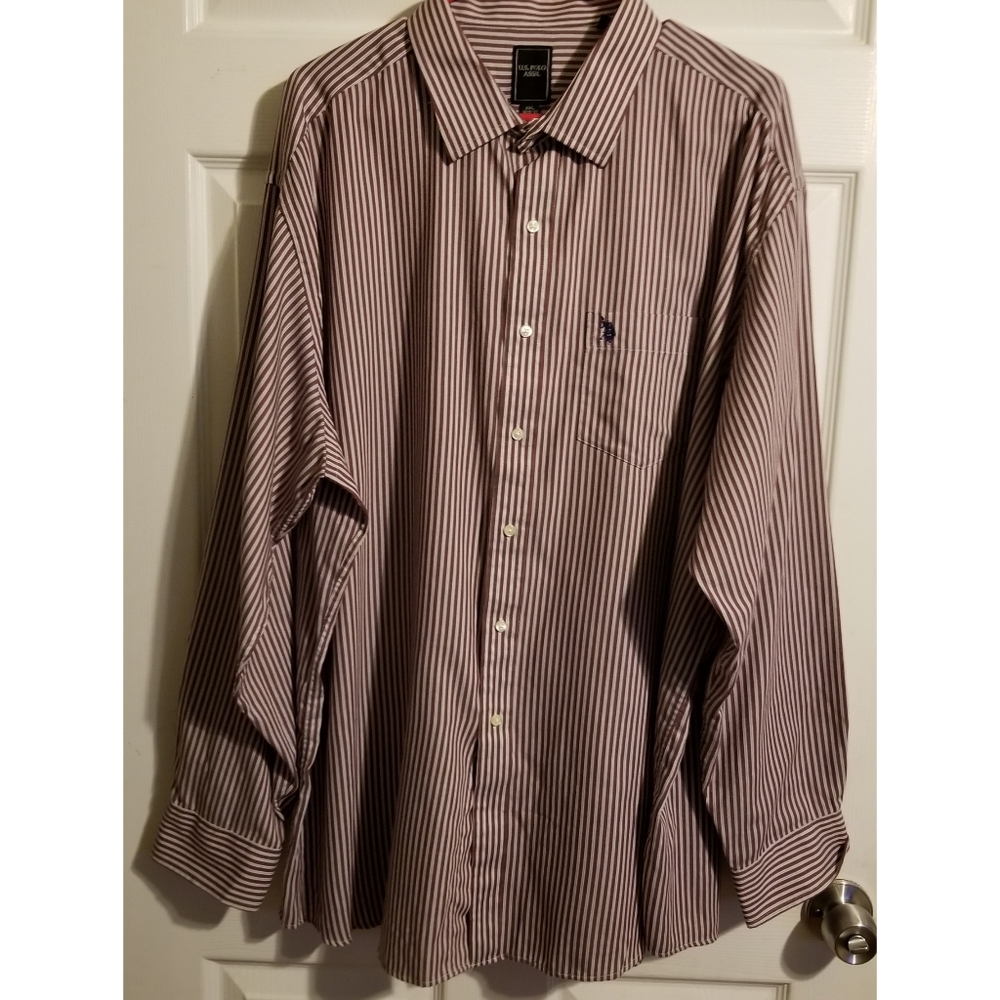 U.S.  Polo Assn Long Sleeve Striped Dress …